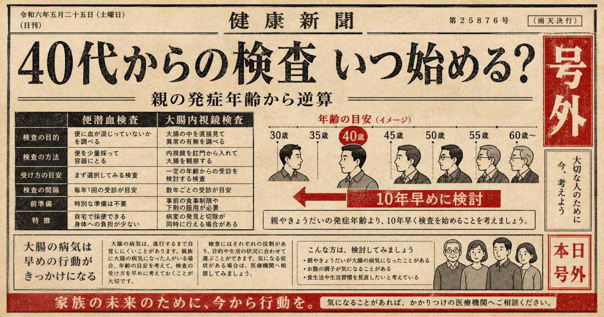 大腸がんと家族歴の医学的な関係|遺伝性腫瘍のリスクと特徴