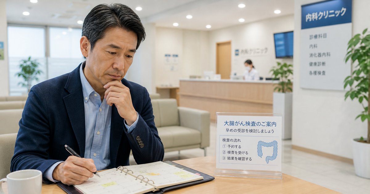 忙しくて大腸がん検査を先延ばしにしている方へ|受診の工夫を解説